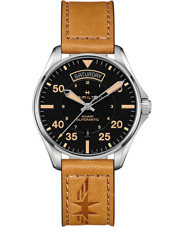 Hamilton Khaki Aviation Pilot Day Date Auto H64645531